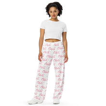 Load image into Gallery viewer, All-over print unisex wide-leg pants