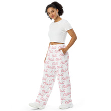 Load image into Gallery viewer, All-over print unisex wide-leg pants