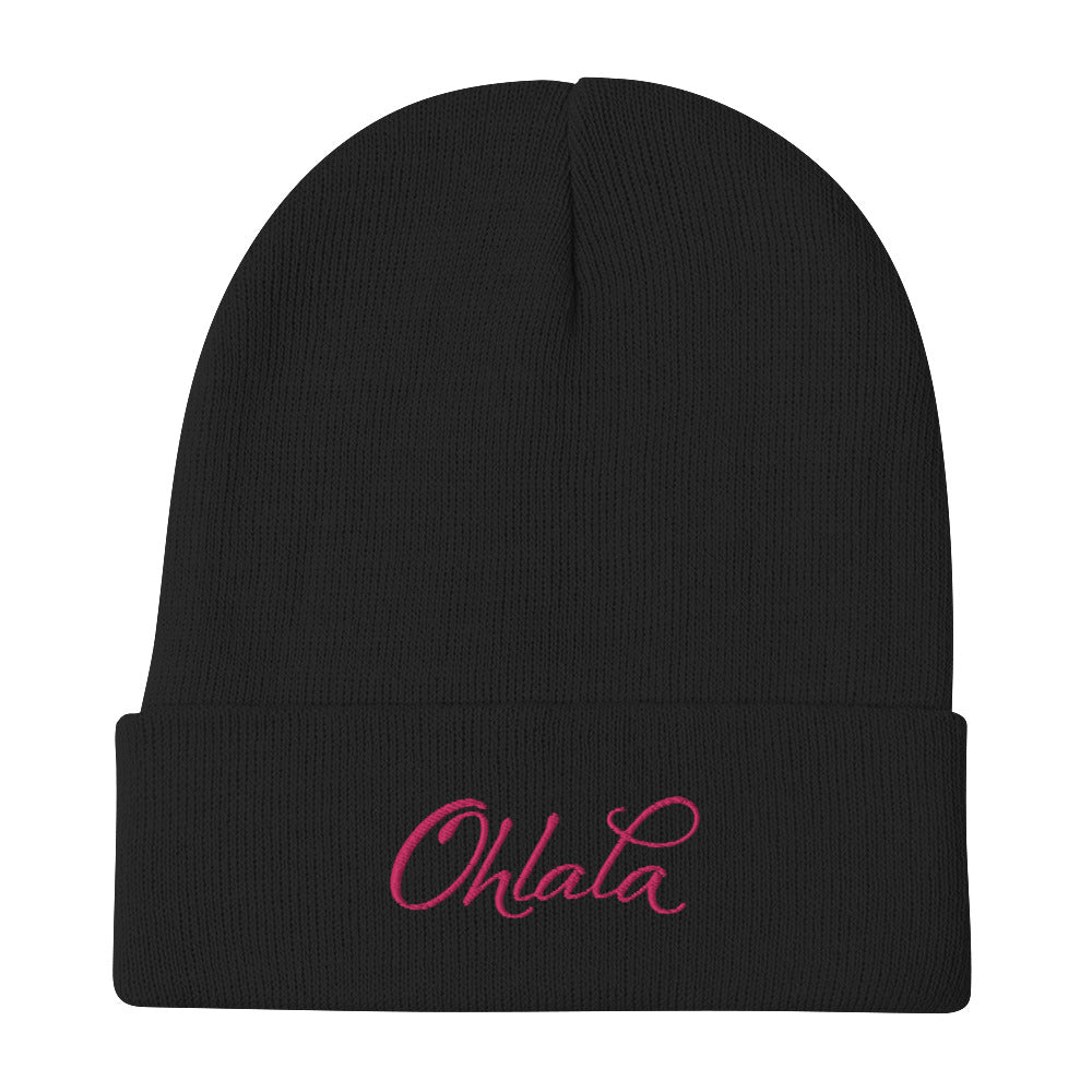 Ohlala Embroidered Beanie